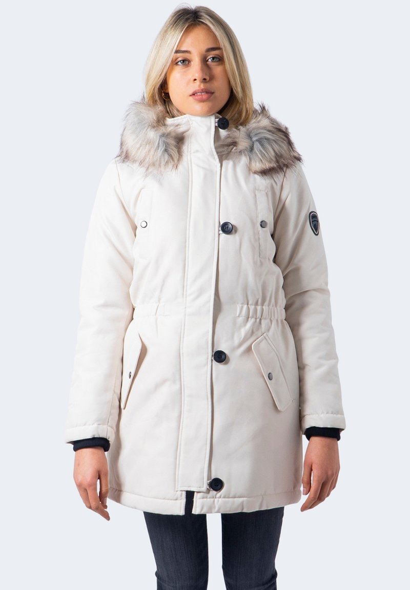 Only - Parka Donna New Starline Con Cappuccio In Pelliccia Nera - Foto 9