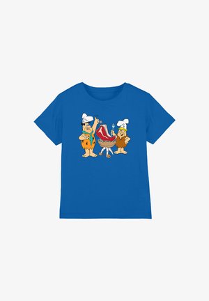 Cotton Soul, THE FLINTSTONES BEEF UNISEX - Print T-shirt - royal blue