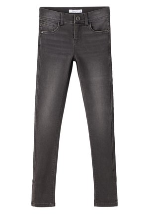 NKFPOLLY PANT - Uske traperice - dark grey denim