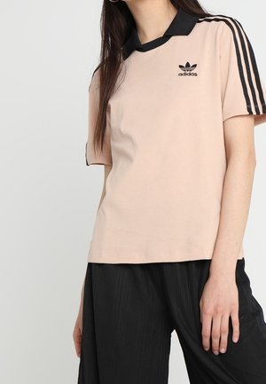 Print T-shirt - nude