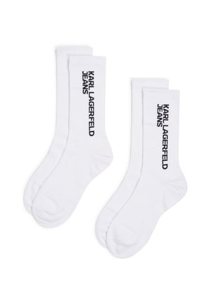 LOGO (PACK OF 2) - Čarape - white