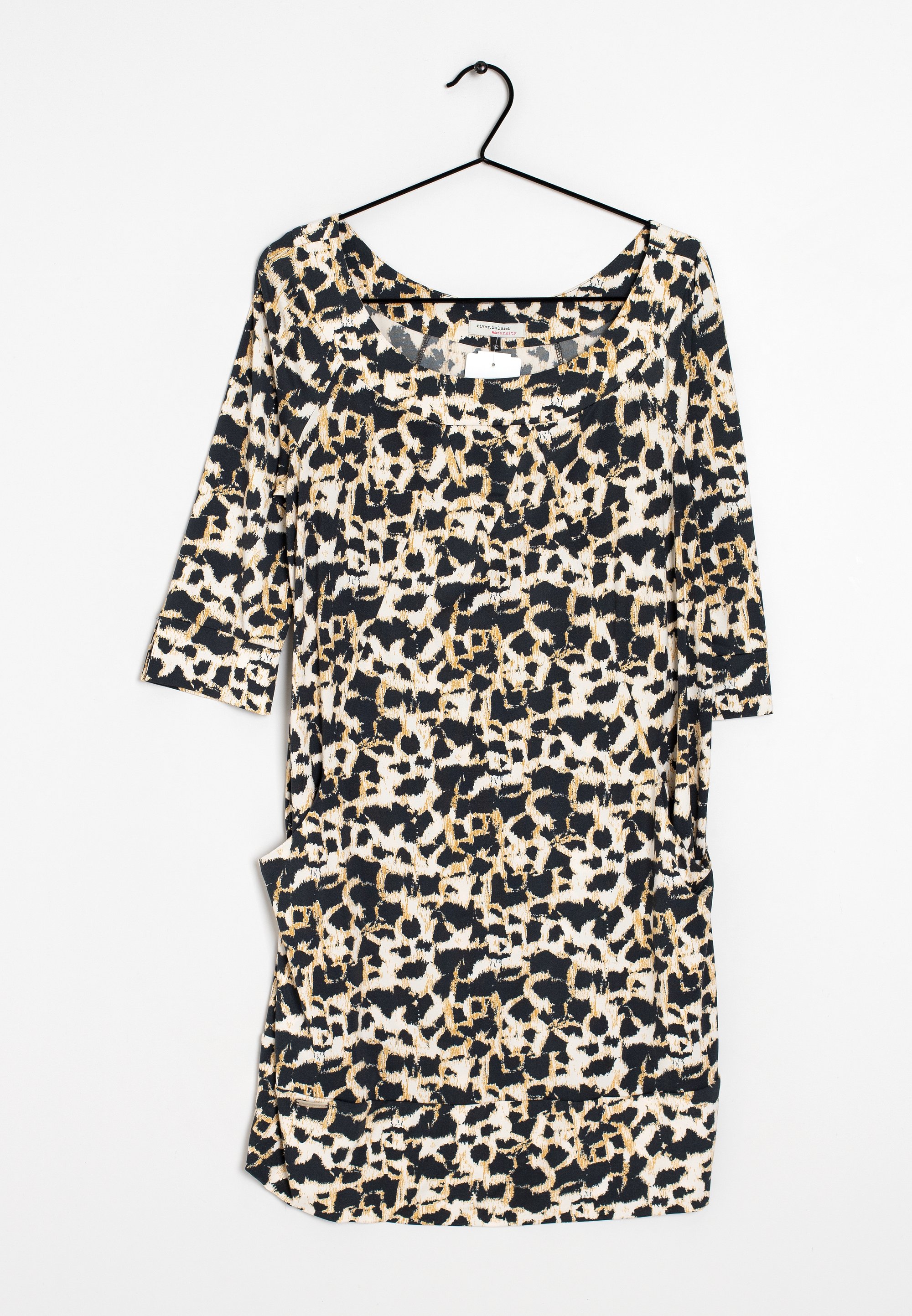 River Island Day dress - black/beige/black - (Pre-owned) - Zalando.ie River Island Day dress - black/beige/black - (Pre-owned) - Zalando.ie