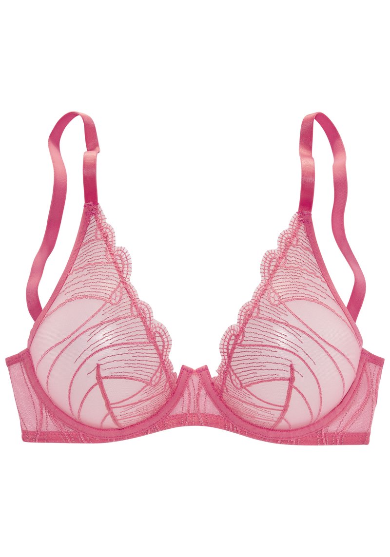 Lascana Beugel BH donkerroze
