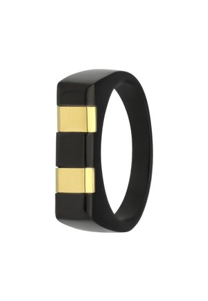 streep zwart - Ring - gold-coloured