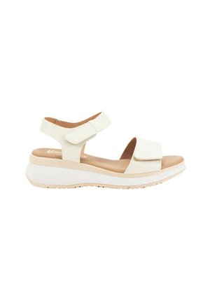 KESLEM SANDALIAS KESLEM, MUJER - Sandalias de cuña - blanco