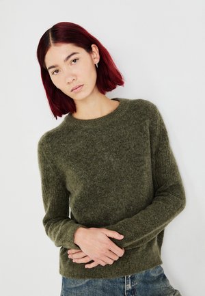 SLFSIA O NECK - Strickpullover - kalamata