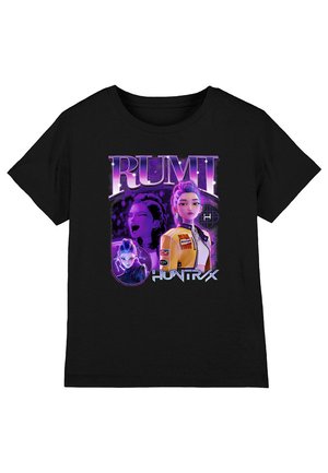 K-POP DEMON HUNTERS - HUNTRIX HUNTR/X RUMI BOOTLEG - Print T-shirt - black