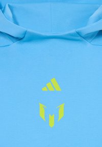 adidas Performance MESSI HOODIE YOUTH UNISEX - Džemperis ar kapuci - semi blue burst/semi solar yellow