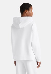 United Colors of Benetton WITH HOOD - Felpa con zip - white