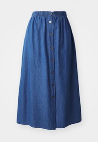 ONLNOVA BUTTON - Trapecinis sijonas - medium blue denim