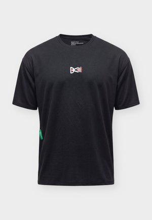 District Vision, SHORT SLEEVE BOXY TRAINING TEE - Μπλουζάκι με στάμπα - black