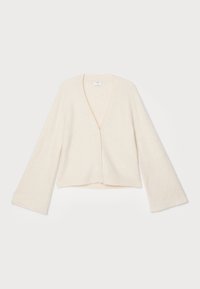 FLUFFY CARDIGAN - Cardigan - beige