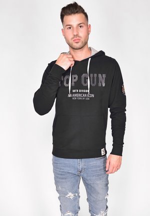 TOP GUN WEICHER  - Hoodie - black