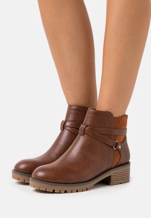 Anna Field, Bottines - cognac