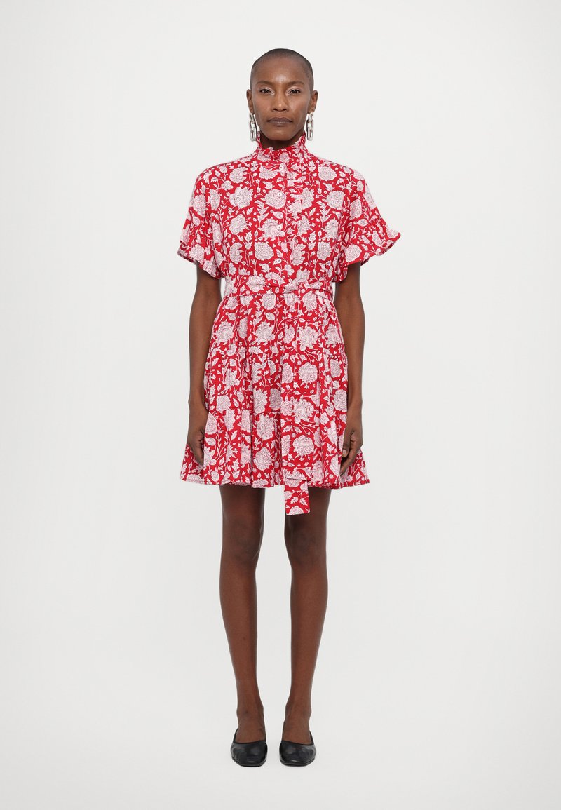 MILLE VIOLETTA DRESS - Marškininė suknelė - red zinnia