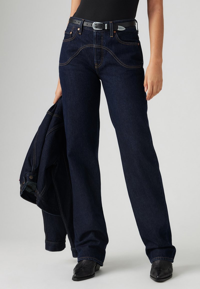 Levi's® 501® '90S WESTERN - Straight leg jeans - dark blue denim