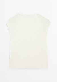 Massimo Dutti LLIGHTWEIGHT RIBBED - T-shirt basic - yellow