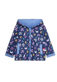 JoJo Maman Bébé BUNNY MOUSE APPLIQUE REVERSIBLE REGULAR FIT - Užtrauktuku užsegamas treningas - blue bird