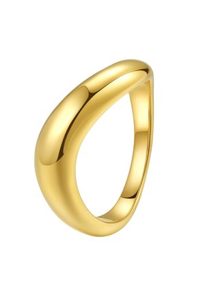 Abstract Curve - Bague - gold-coloured