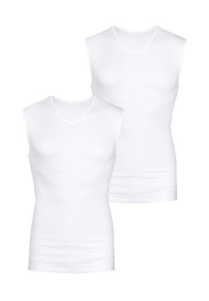 2ER PACK - Unterhemd/-shirt - weiß