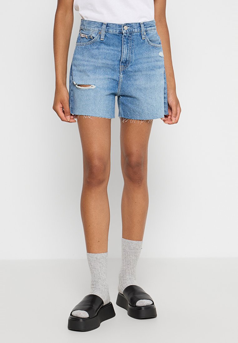 Calvin Klein Jeans Jeansshort blauw