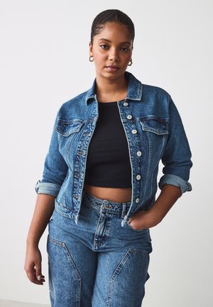 Next REGULAR FIT  - Giacca di jeans - dark blue