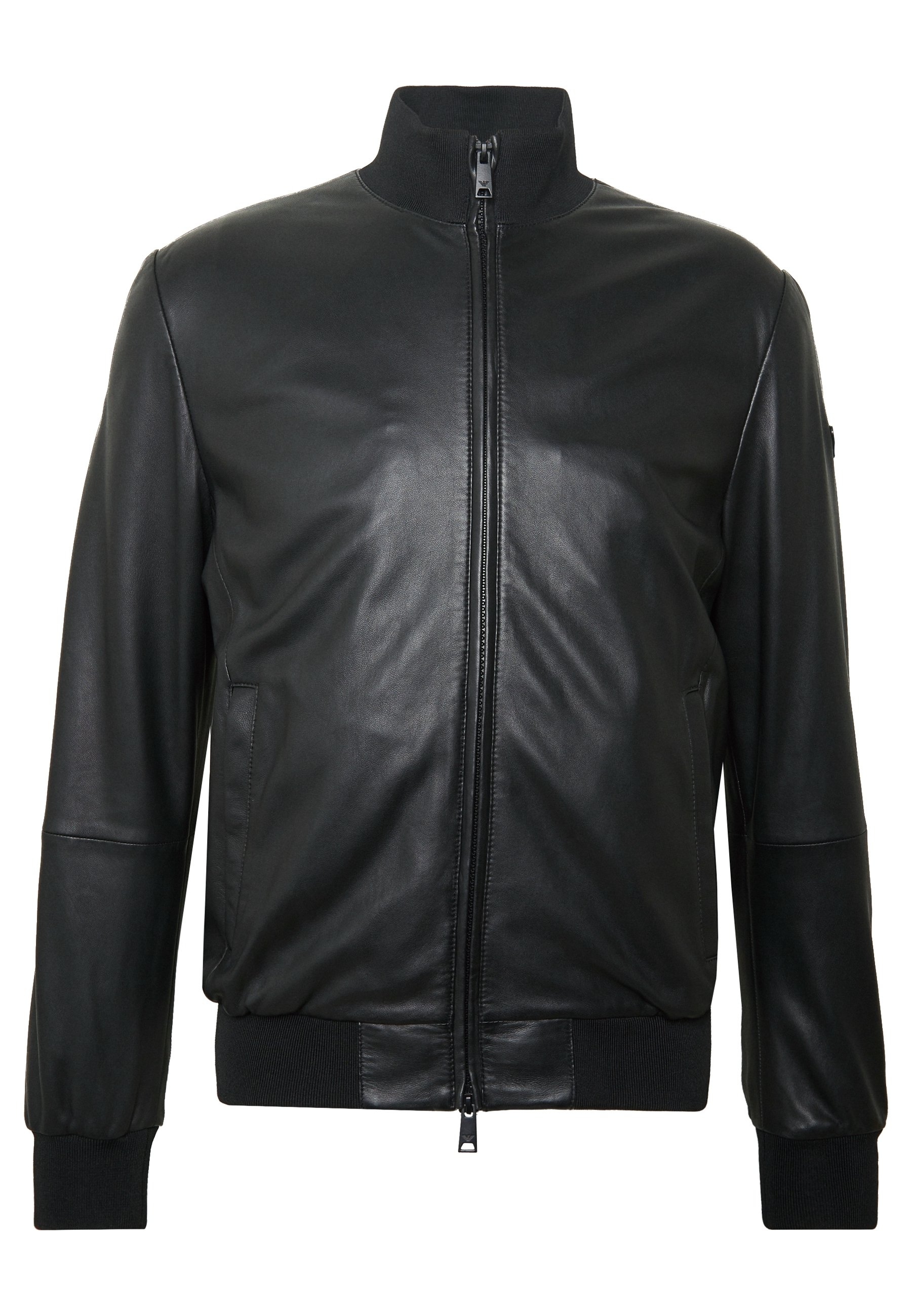 ジャケット・アウター EMPORIO ARMANI leather fur 2way jacket Emporio Armani Zip-Fastening Leather Jacket in Black for Men