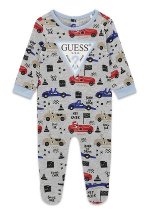 BEDRUCKTER OVERALL - Strampler - mehrfarbig grau