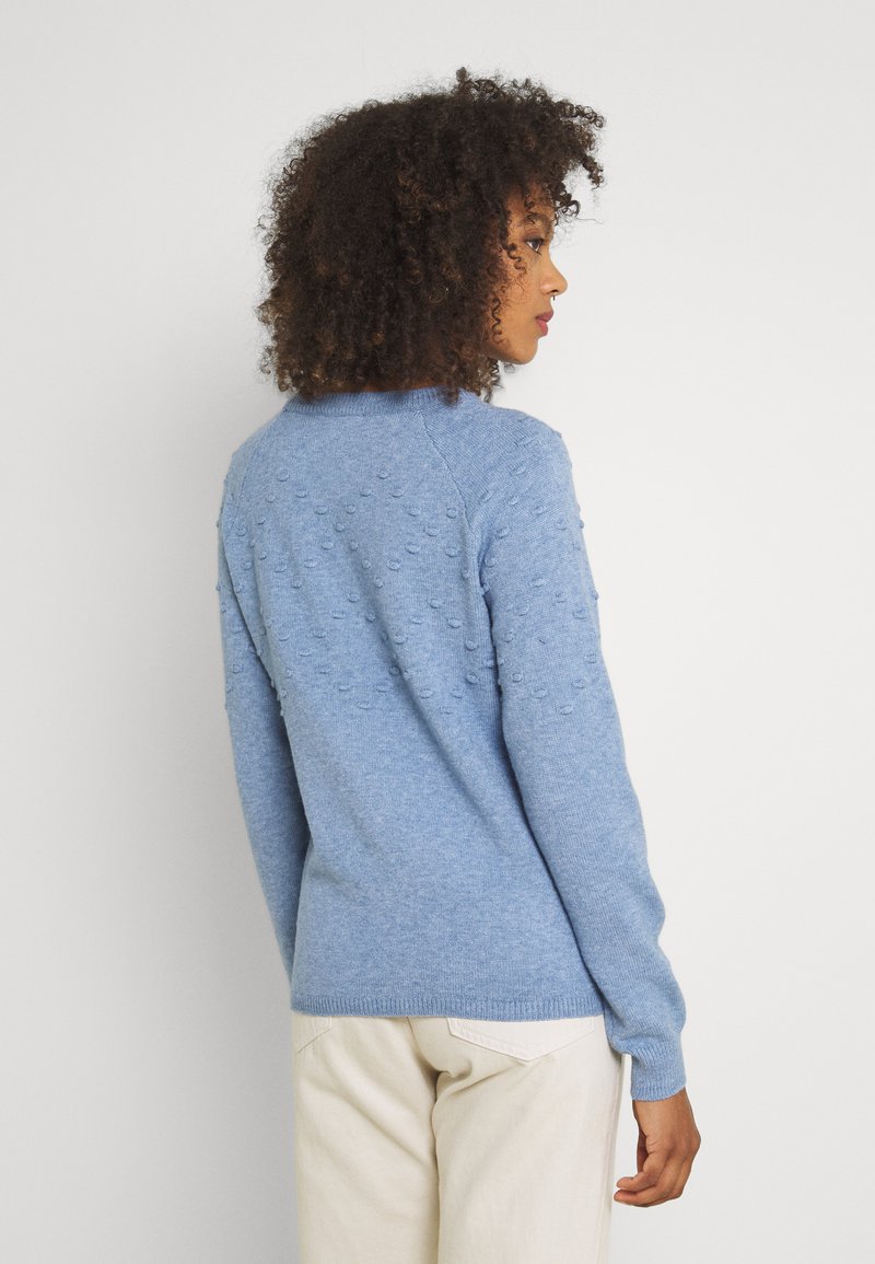 Damen Strickjacken | b.young BYNONINA DOT JUMPER Strickpullover stonewash melange/hellblau - LD03895 Damen Strickjacken | b.young BYNONINA DOT JUMPER Strickpullover stonewash melange/hellblau - LD03895