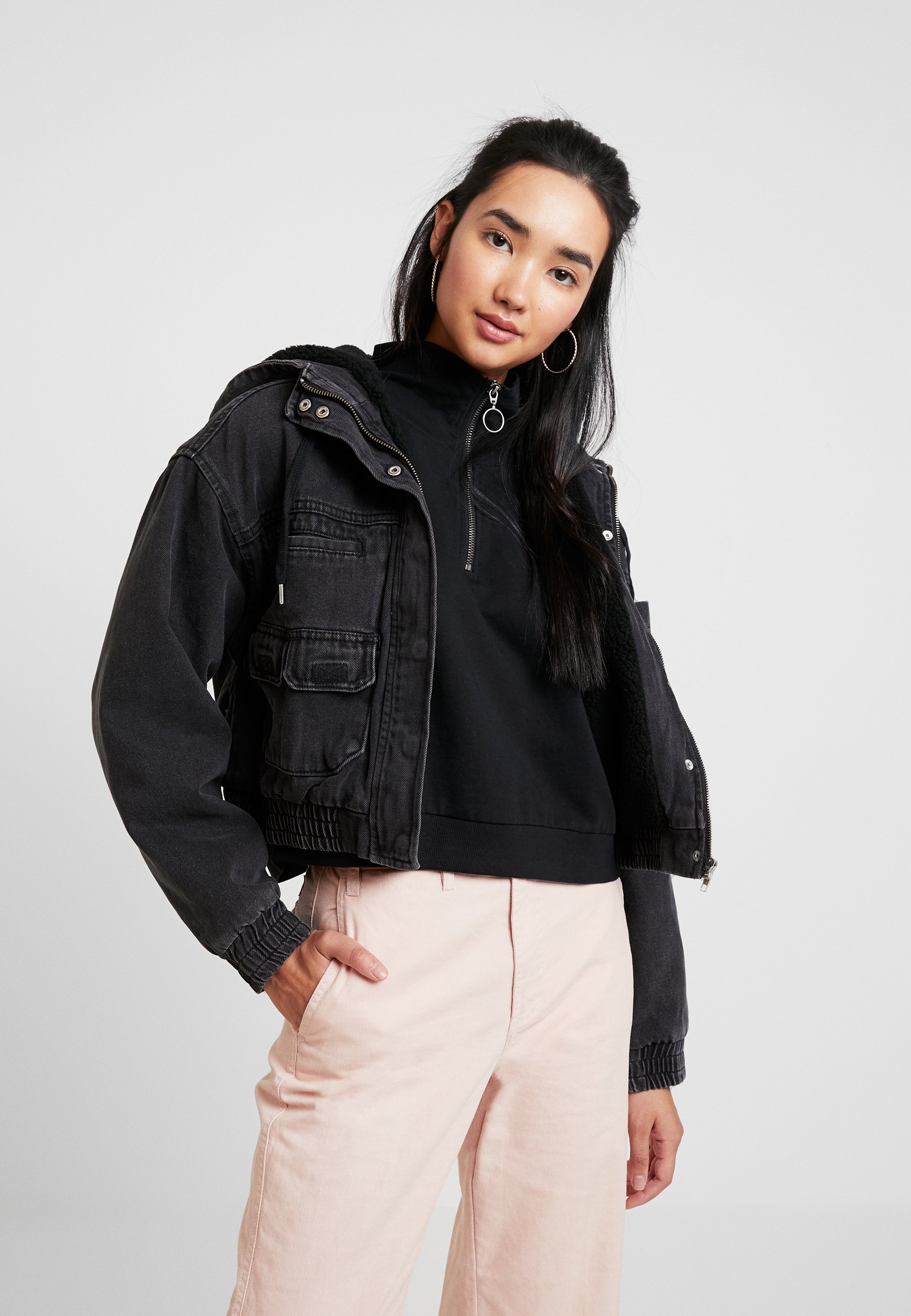 bdg black jean jacket