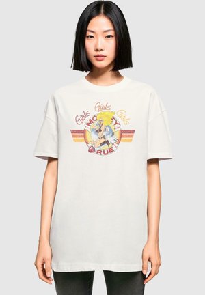 MOTLEY CRUE - BOMBER GIRL BOYFRIEND - T-Shirt print - white