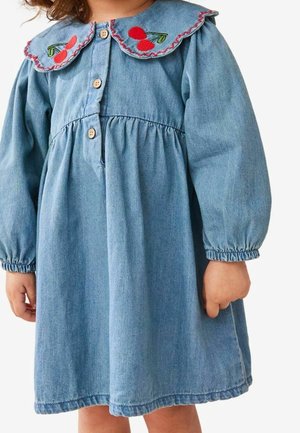 CHERRY EMBROIDERED - REGULAR FIT - Vestito casual - blue denim