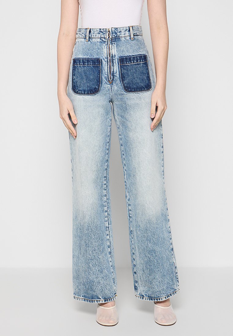 sandro Bootcut jeans lichtblauw