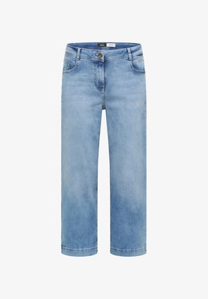 Cecil, 3/4 HIGH WAIST WIDE LEG JEANS IM LOOSE FIT - Jean droit - light blue wash