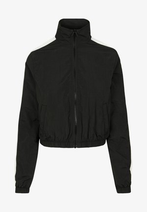 CRINKLE  - Training jacket - black/white