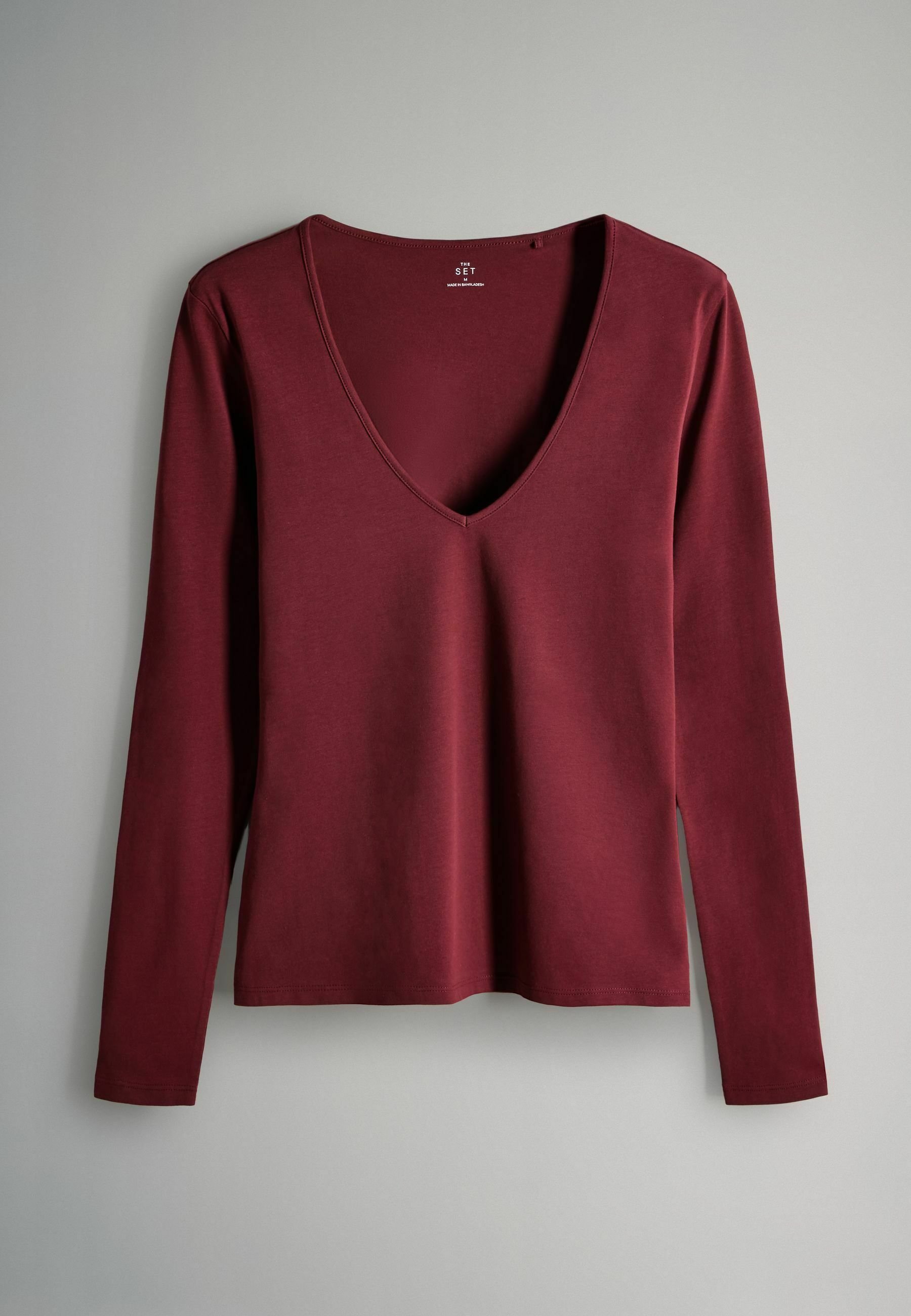 Lot De 4 T-shirts Femme à Manches Longues Côtelés - Couleurs Assorties - Taille L - 7
