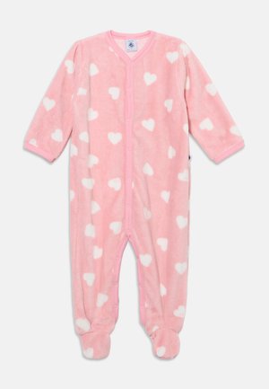 Petit Bateau, BEBE DEBOUT COMBICHAUD POLAIRE - Πιτζάμες - pink