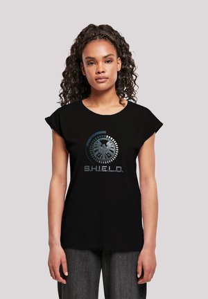 MARVEL AVENGERS SHIELD CIRCUITS - Print T-shirt - black