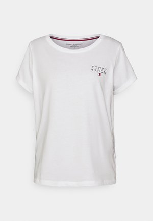 Tommy Hilfiger SHORT SLEEVE - Pyjamasöverdel - white