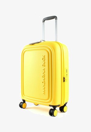 LOGODUCK+ 4-ROLLEN KABINEN - Wheeled suitcase - duck yellow