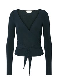 ANNE WRAP - Hosszú ujjú felső - midnight blue