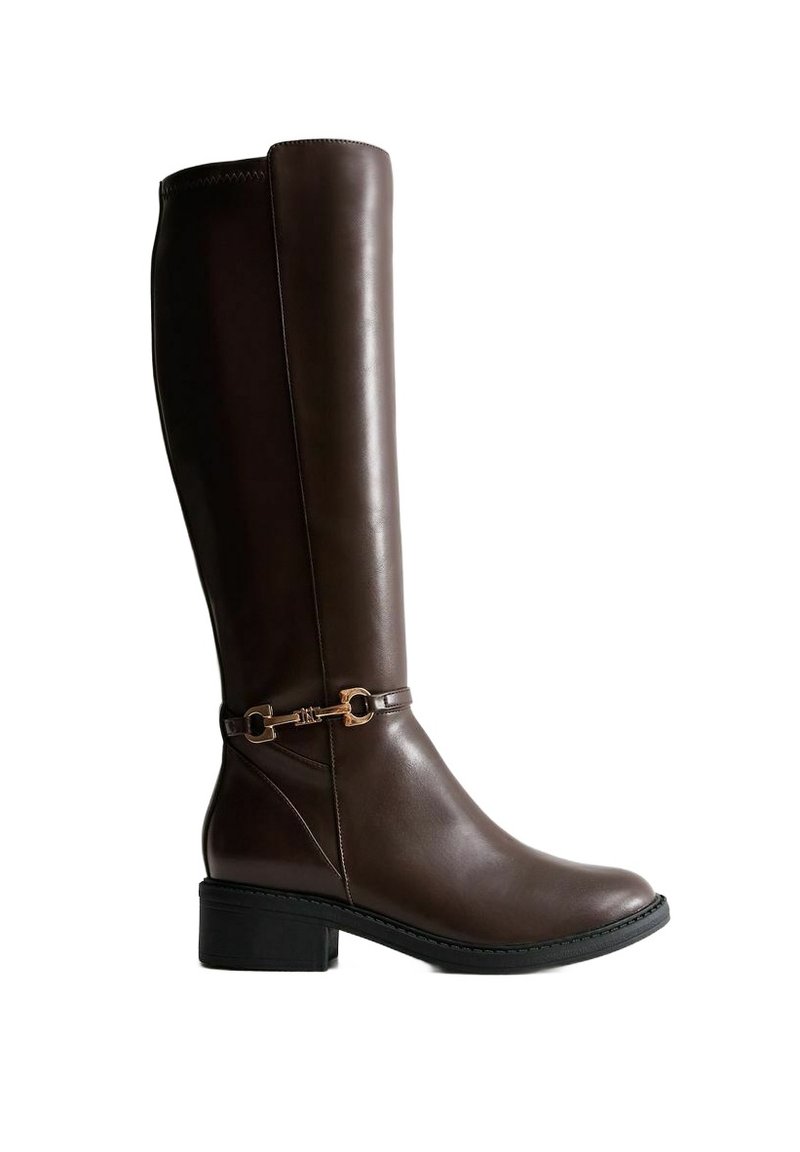 New Look Wide Fit Laarzen donkerbruin New Look Wide Fit Laarzen donkerbruin