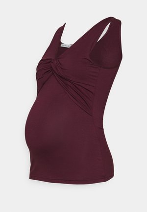 Anna Field MAMA Top - dark red