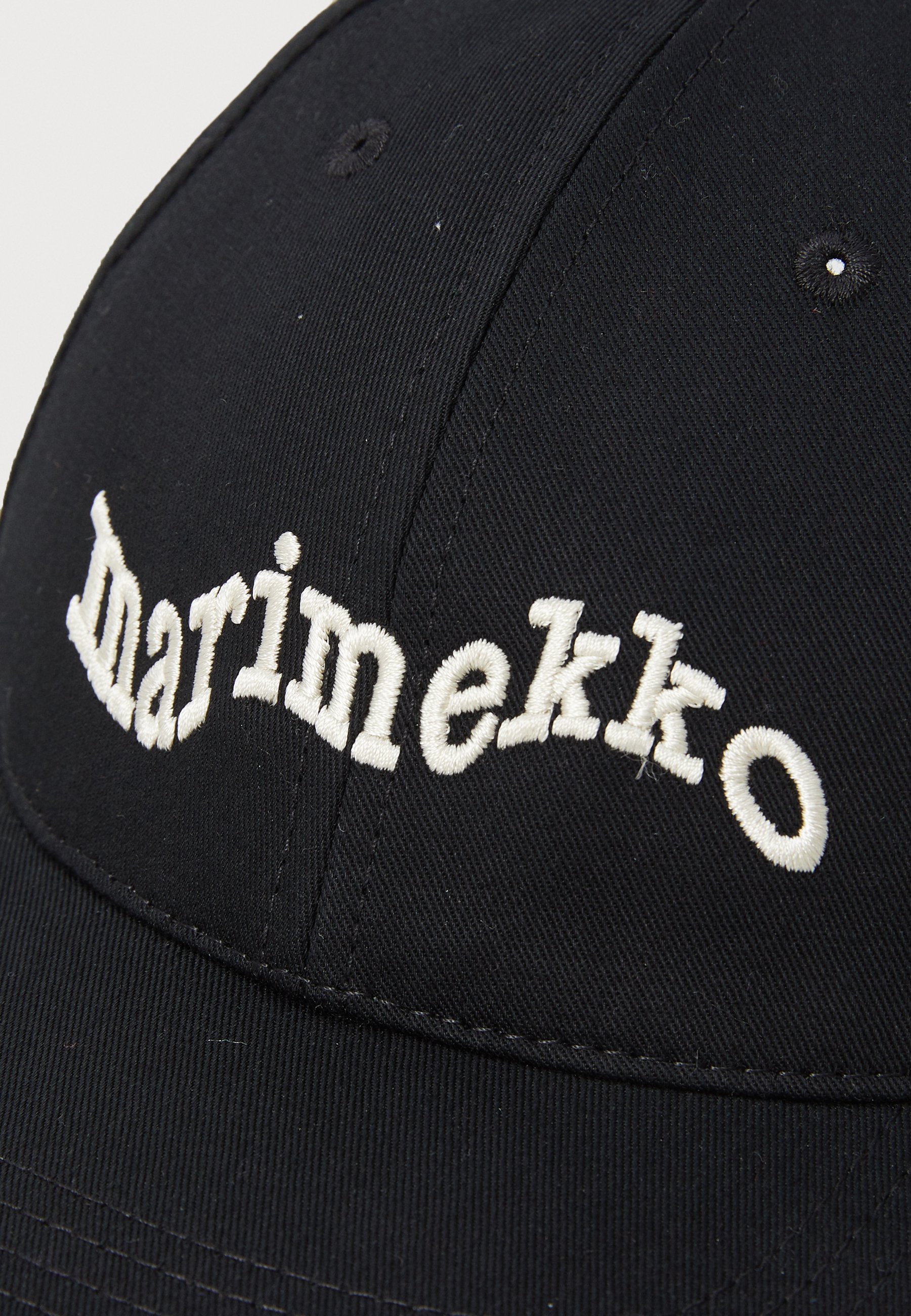 Marimekko SEMENTTI SOLID UNISEX - Cap - black/off white/black