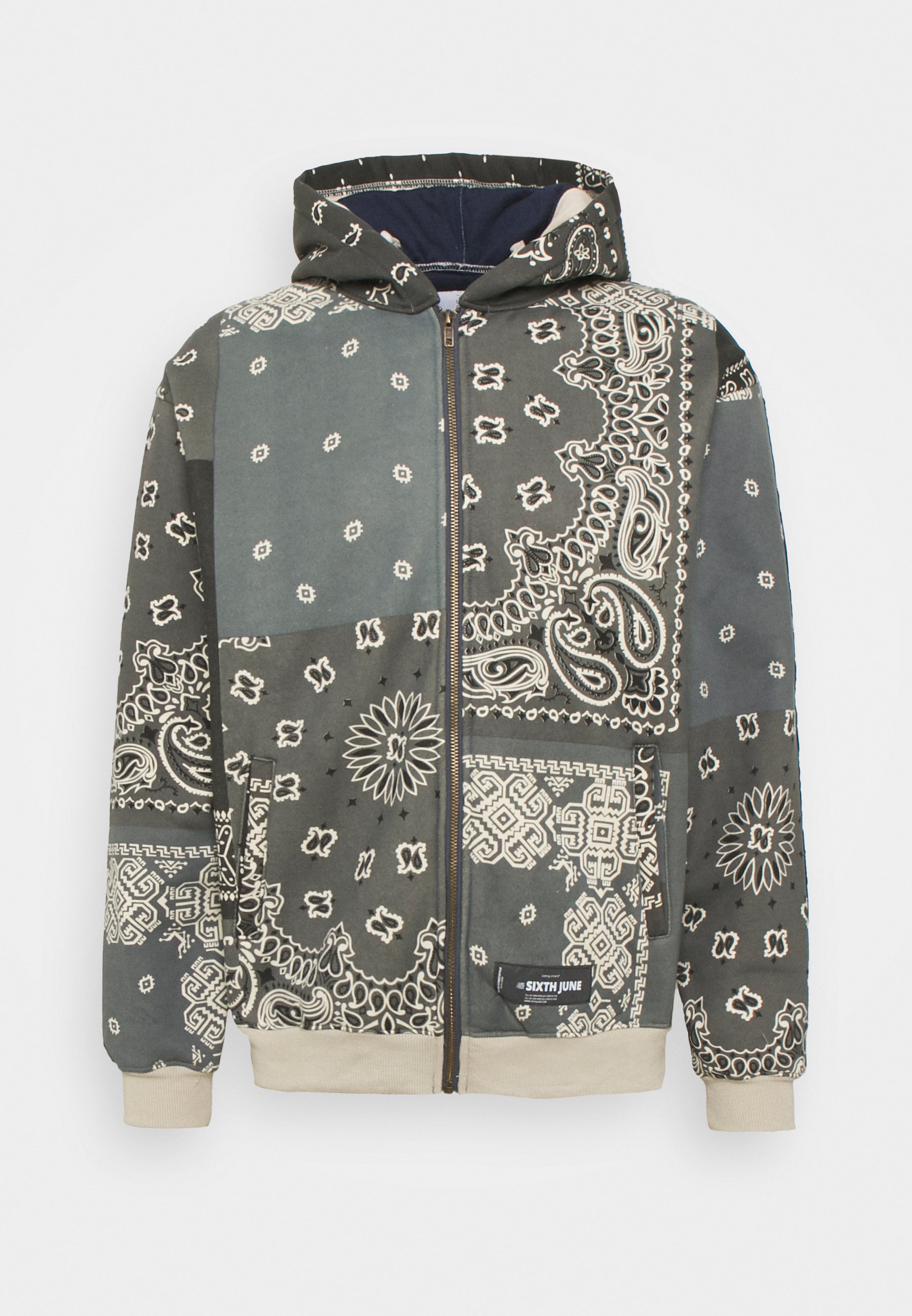 Sixth June BANDANA ZIPTHROUGH HOODIE 