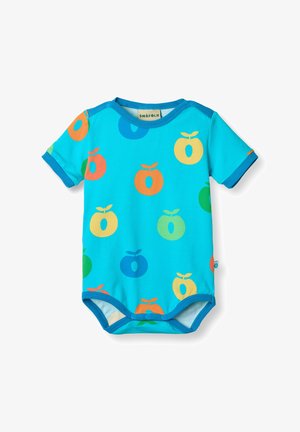 Småfolk SHORT-SLEEVED WITH APPLES - Body - blue atoll