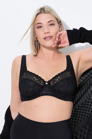 Ulla Popken, Bügel BH - black