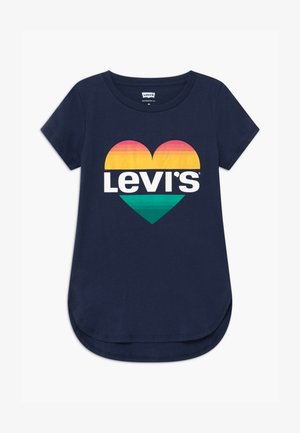 HIGH LOW TEE - T-shirt print - medieval blue