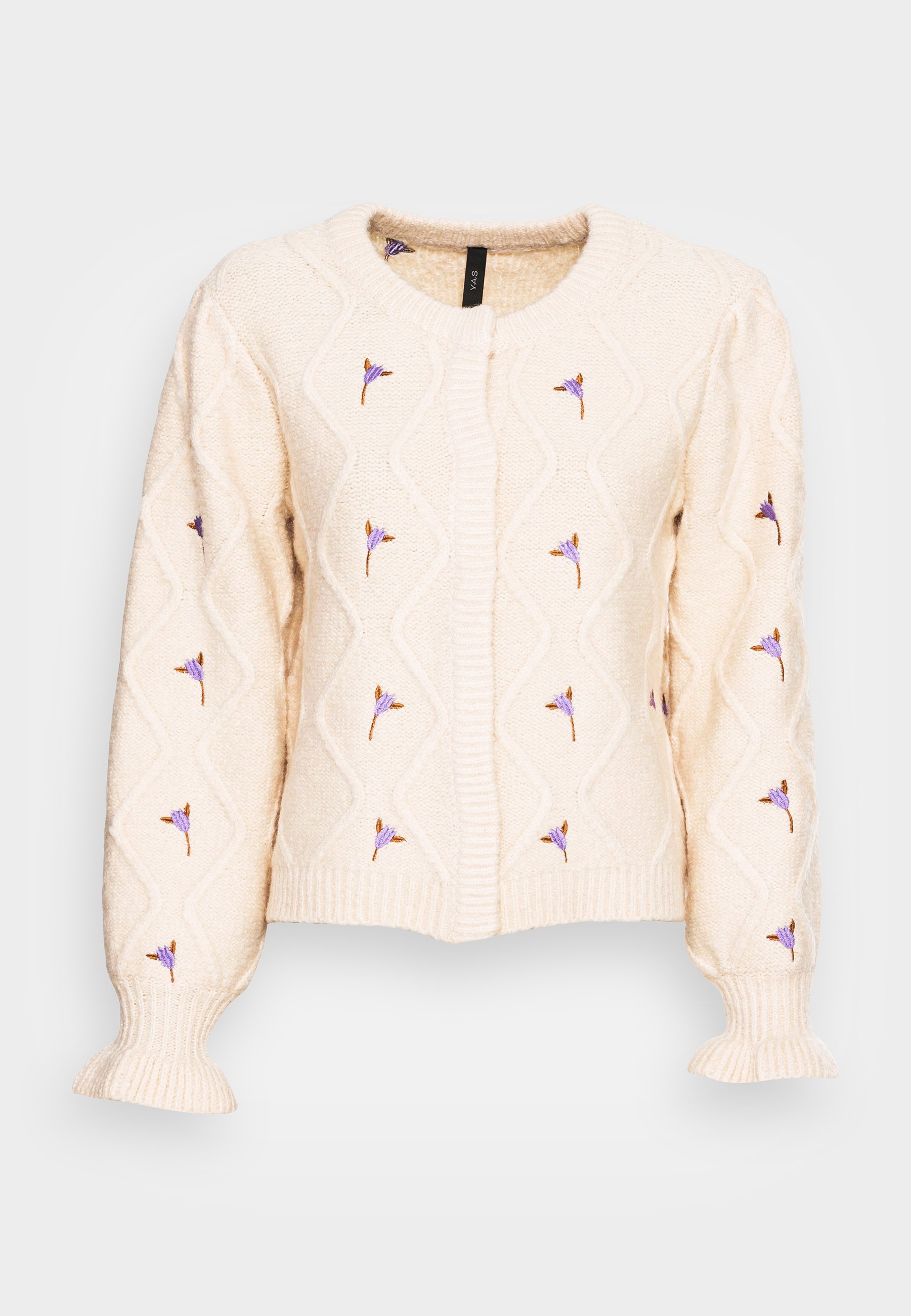 zara bird cardigan
