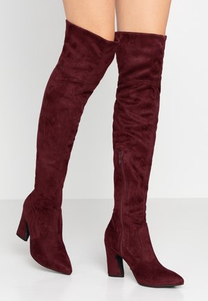 Botas mosqueteras - bordeaux